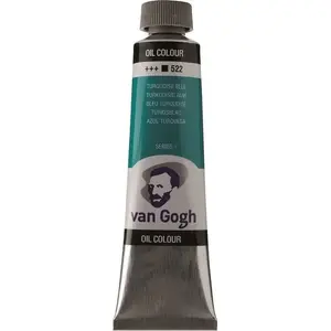 Масляная краска тюбик Artequipment Talens Van Gogh 40 мл — 522 Бирюзово-голубой