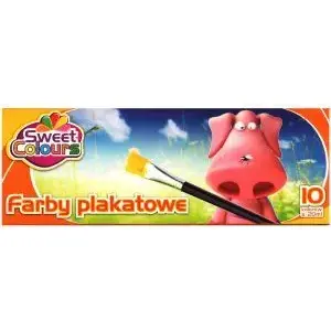 Plakāta krāsu komplekts Otocki — 10 krāsas pa 20 ml