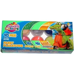 Plakātu krāsu komplekts Otocki 10 krāsas pa 20 ml (OTOC0046)