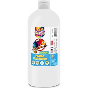 Plakāta krāsa KRUPS baltā 1000 ml