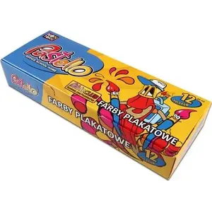 Plakātu krāsas Pastello komplekts 12 krāsas pa 20 ml, Pastello