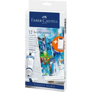 Akrila krāsa Faber-Castell 379212, daudzkrāsaina, tūbā 20 ml