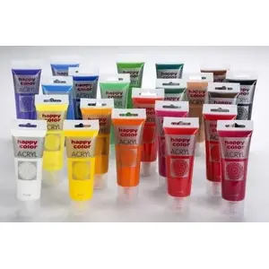 Akrila krāsa Happy Color 75 ml — pelēka