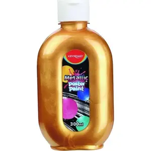 Metāliska plakāta krāsa PBS Connect KEYROAD KR972110, 300 ml pudele, zelta