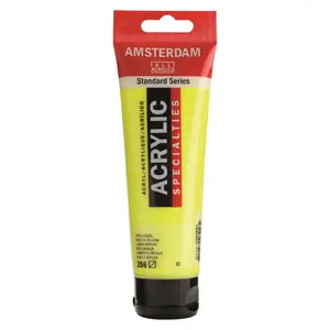 Acrylic paint Artequipment Amsterdam 17092562, yellow, liquid+gel, 120 ml