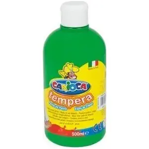 Temperkrāsa pudelē, Carioca 500 ml, zaļa (Carioca 170-2363)
