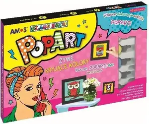 Vitāžas krāsas Glass Deco, Amos PopArt, komplekts 6 krāsas (modelis 294160)