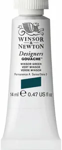 Краска туба SMARTMAX Designers Gouache 14 мл — Winsor Green 720