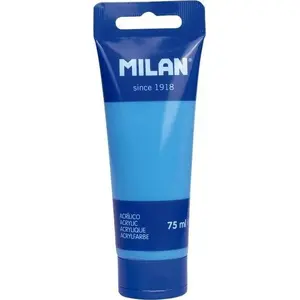 Akrila krāsa tūbiņā 75 ml, Milan, Karību zils