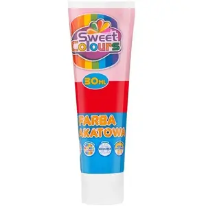 Plakātu krāsa tūbiņā SCHEMAT sarkana 30 ml