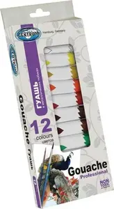 Akvareļu krāsu komplekts Centrum 12 krāsas pa 12 ml — Centrum CE83551