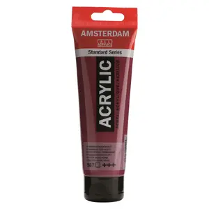 Acrylic paint Artequipment Amsterdam 17095672 — Bordeaux, 120 ml, liquid/gel