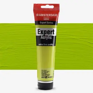 Acrylic Tube Paint Amsterdam Expert Series — 617 Yellowish Green