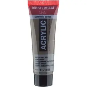 Акриловая краска Artequipment TALENS AMSTERDAM 120 мл — 408 Raw Umber
