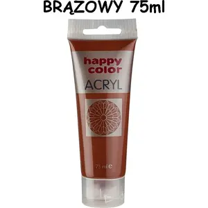 Akrila krāsa 75 ml brūna — Happy Color (STEA1915)