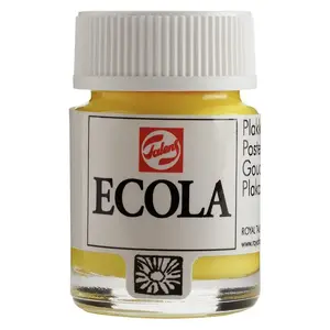 Gvaša krāsa Prestigio Bruynzeel Ecola dzeltena 16 ml, šķidra gvaša, 1 gab.