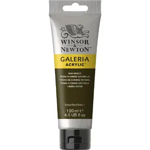 Акриловая краска в тюбике Winsor & Newton Galeria 120 мл — Raw Umber (Umbra)