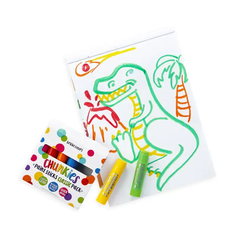 Kolorowe Baloniki Chunkies Paint Sticks — 6 gab. Photo 2