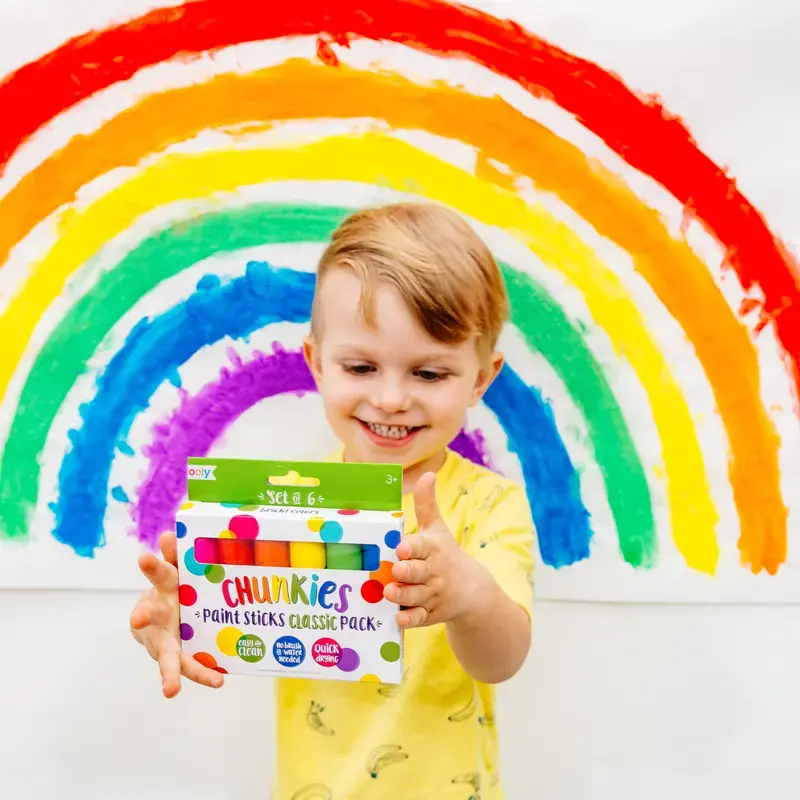 Kolorowe Baloniki Chunkies Paint Sticks — 6 gab. Photo 3