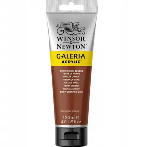 Acrylic Paint Winsor & Newton Galeria 120 ml — Burnt Sienna (Opaque, 077)