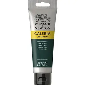 Acrylic paint tube Winsor & Newton Galeria Phthalo Green 120 ml