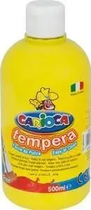 Temperkrāsa Carioca 500 ml, dzeltena, pudelē — Carioca 170-2366