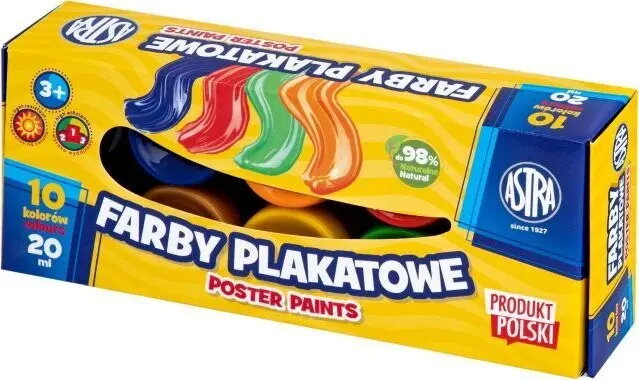 Plakātu krāsas Astra STANDARD BOX —