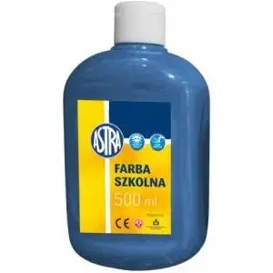 Skolas krāsa Astra 500 ml zila (83410900) — ūdens bāzes skolas krāsa