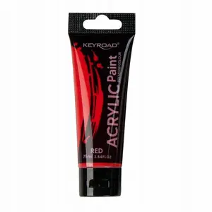 Akrila krāsa Keyroad KR972204, tūbiņa 75 ml, sarkana