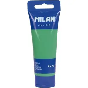 Akrila krāsa tūbiņā Milan 75 ml — zāļu zaļā