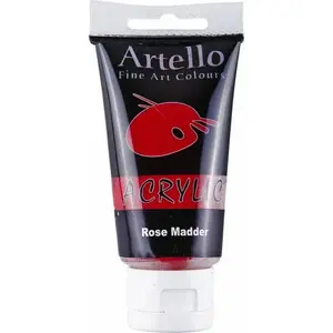 Acrylic paint SMARTMAX Artello 75 ml — Rose Alizarin Red