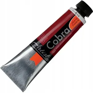 Oil colour tube Cobra Artist Water-Mixable Oil Carmine 318, water-mixable artist oil paint 40–200 ml