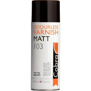 Spray Varnish Cobra Varnish Matt 103 by Cobra — Matt Finish Aerosol Spray (can)