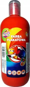 Plakāta krāsa Bambino 500 ml, sarkana