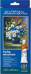 Akrila krāsu komplekts Titanum 12 krāsas, 12 ml katra