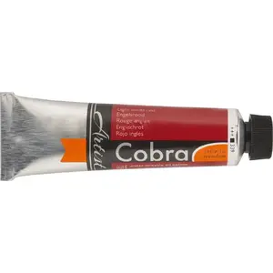 Oil colour tube Cobra Artist water-mixable Light Oxide Red 339