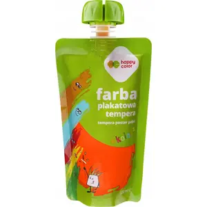 Plakātu tempera krāsa Happy Color neona oranža 100 ml (HA 3310 0100-04)