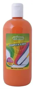 Tempera paint Cricco CR500/P 500 ml, orange