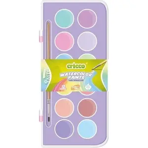 Watercolor Paints Cricco Pastel Set — 12 Colors