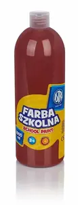 Skolas krāsa Astra 1000 ml brūna, uz ūdens bāzes