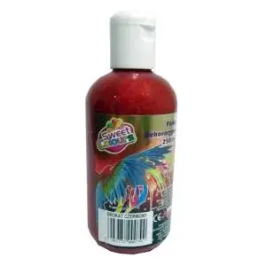 Dekoratīvā dzirkstošā krāsa Otocki WIKR-944987 — 250 ml, sarkana
