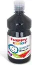 Paint bottle, Happy Color 500 ml — black (water-based craft paint)