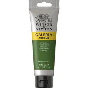Acrylic paint tube Winsor & Newton Galeria Sap Green 120 ml