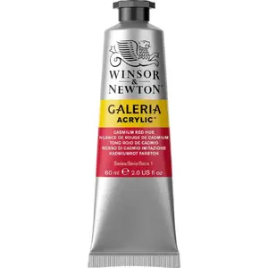 Акриловая краска туба Winsor & Newton PR112 Cadmium Red Hue 60 мл