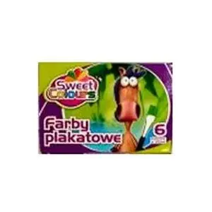 Plakātu krāsu komplekts Otocki 6 krāsas 20 ml