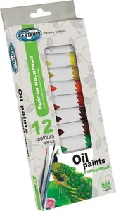 Eļļas krāsu komplekts Centrum 12 krāsas pa 12 ml — Centrum CE83553
