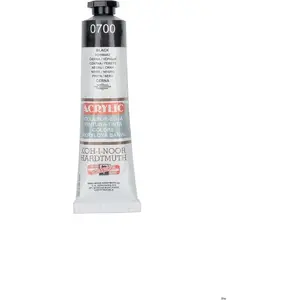 Akrila krāsa KIN Koh i noor Acrylic 700 Melns 40 ml