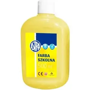 Skolas krāsa Astra 500 ml, citronu dzeltena