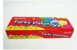 Skolas plakātu krāsas HERLITZ 12 krāsas, 20 ml pudelēs (komplekts)
