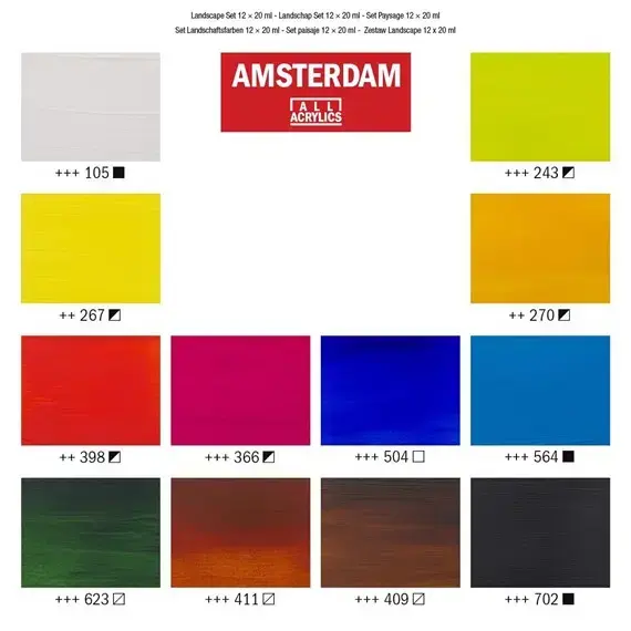 Artequipment Amsterdam акрил 12×20 мл Photo 5
